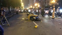 Hiện trường vụ tai nạn. Ảnh: An ninh Thủ đô.