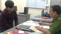 Nguyễn Vũ Hoàng Nam khai nhận về vụ cướp trạm thu phí Long Thành - Dầu Giây. Ảnh: Công an tỉnh Đồng Nai.
