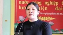 Bà Cao Thị Hòe (Ảnh: Thanh Thương/TTXVN)