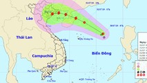 Áp thấp nhiệt đới ngày càng mạnh hướng đến Quảng Ninh - Nam Định