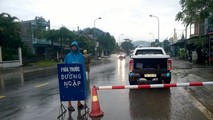Bão suy yếu thành áp thấp nhiệt đới, loạt phố Hà Nội có thể ngập úng