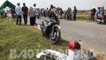 Hiện trường vụ tai nạn. Ảnh: Báo Hải Dương.