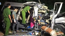 Hiện trường vụ tai nạn. Ảnh: Cổng thông tin Bộ Công an.