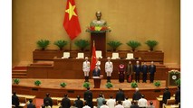 Toàn cảnh tân Chủ tịch Quốc hội tuyên thệ nhậm chức, điều hành phiên họp