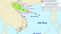 Vị trí và đường đi áp thấp nhiệt đới hôm nay, 12/6.