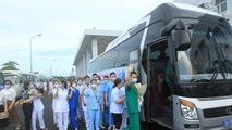 Đoàn bác sĩ, điều dưỡng TP Hải Phòng lên đường hỗ trợ TP HCM (Nguồn ảnh: https://thanhphohaiphong.gov.vn)