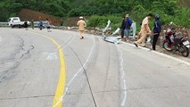 Hiện trường vụ tai nạn.