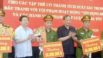 Lãnh đạo tỉnh Hải Dương kheo thưởng lực lượng Công an tỉnh Hải Dương