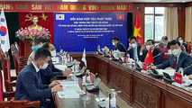 Quang cảnh buổi hội đàm giữa Hải Dương và Đại sứ quán Hàn Quốc.