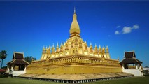 Pha-That-Luang, một địa điểm du lịch nổi tiếng tại Viêng Chăn