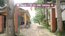 Trạm y tế xã Kim Thượng - nơi xã có nhiều người dân nhiễm HIV.