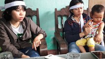 Ba chị em Nguyễn Thị Sáng (bên trái) đã dũng cảm hiến tạng mẹ để cứu 4 người khác