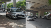 Xe taxi đi vào tuyến đường trong khung giờ cấm