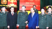 Thủ tướng Nguyễn Xuân Phúc và các đại biểu dự hội nghị.