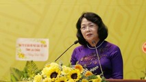 Phó Chủ tịch nước Đặng Thị Ngọc Thịnh phát biểu chỉ đạo Đại hội.
