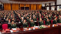 Đại hội biểu quyết thông qua kết luận thảo luận Dự thảo văn kiện trình Đại hội đại biểu toàn quốc lần thứ XIII của Đảng.