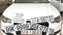Nếu dự thảo luật được thông qua, biển số xe cấp qua đấu giá sẽ được coi là tài sản.