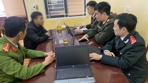 Lực lượng chức năng triệu tập Nguyễn Đình K đến làm việc.