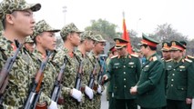 Thượng tướng Phan Văn Giang kiểm tra công tác sẵn sàng chiến đấu tại Bộ Tư lệnh Thủ đô Hà Nội.