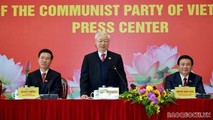 Tổng Bí thư, Chủ tịch nước Nguyễn Phú Trọng chủ trì họp báo về kết quả Đại hội XIII.