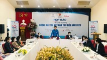 Quang cảnh buổi họp báo.