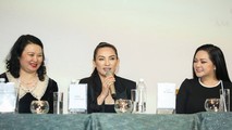 Giám đốc Dongdoshow - nghệ sĩ Hoài Oanh, ca sĩ Phi Nhung, ca sĩ Như Quỳnh háo hức với liveshow “Chuyện ba người”. Ảnh: Saostar.vn