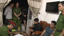 Cơ quan Công an khám xét nơi tạm trú của các đối tượng