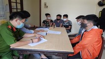 Cơ quan Công an làm việc với các trường hợp không đeo khẩu trang nơi công cộng