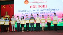 Cục Thuế tỉnh Thừa Thiên-Huế tuyên dương các tổ chức, cá nhân thực hiện tốt chính sách, pháp luật thuế.