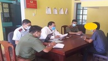 Thanh tra Sở Thông tin và Truyền thông Thừa Thiên Huế làm việc với ông N.T.A vì đã có hành vi giả mạo nhân viên Hue-S.