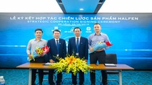 Ký kết hợp tác chiến lược giữa Đất Xanh Miền Trung và công ty HALFEN
