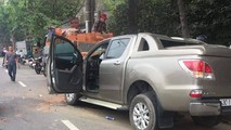 Hiện trường vụ TNGT liên hoàn