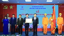 EVNCPC đón nhận Huân chương Lao động hạng Nhất