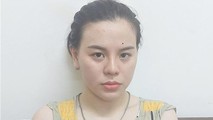 Lê Thị Thảo Linh tại cơ quan công an.