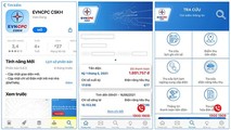 Giao diện ứng dụng EVNCPC chăm sóc khách hàng.