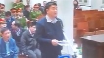 Bị cáo Đinh La Thăng tự bào chữa trong phiên xử ngày 16/1.