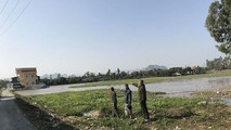 Khu vực cánh đồng Bầu đã bị UBND xã bán, một số hộ đã xây dựng nhà ở