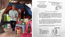 Cha mẹ uất ức đột tử trước các cuộc cưỡng chế chiếm đất, nhà bị đập, tài sản bị lấy, anh Lượm nay dựng lều sống cùng đàn chó bên bờ sông.