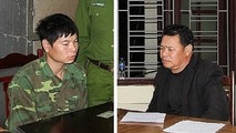Hà và Việt tại CQĐT (Ảnh Công an cung cấp)