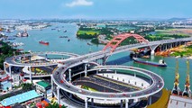 Cầu Hoàng Văn Thụ kết nối hạ tầng khu đô thị mới Bắc sông Cấm - Thủy Nguyên.