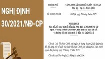 05 điểm mới đáng chú ý của Nghị định 30/2021/NĐ-CP