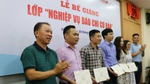 Hoàn thành khóa bồi dưỡng nghiệp vụ phóng viên trẻ Báo Pháp luật Việt Nam