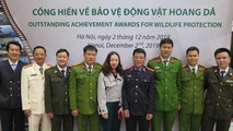 Các tập thể và cá nhân đạt giải tại lễ trao Giải Cống hiến bảo vệ động vật hoang dã năm 2019