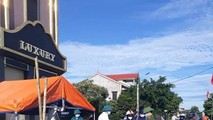 Một chốt kiểm soát dịch, bệnh tại xã Nghi Diên.