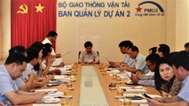 Lãnh đạo Bộ GTVT làm việc với PMU2 hôm 3/9