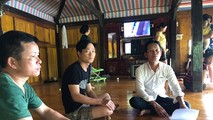 Nhiều người dân phản ánh mỏ đá Chân Thiện Mỹ khai thác đá ảnh hưởng nghiêm trọng cuộc sống. Ảnh: Xuân Hồng.