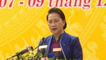 Chủ tịch Quốc hội Nguyễn Thị Kim Ngân phát biểu tại kỳ họp 11 HĐND tỉnh Phú Thọ khoá XVIII.