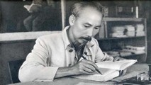 Chủ tịch Hồ Chí Minh là một nhân cách lớn, một tư tưởng lớn. Ảnh tư liệu
