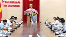 Ông Nguyễn Văn Thắng, Chủ tịch UBND tỉnh Quảng Ninh, chủ trì buổi làm việc.