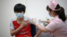 Nam tình nguyện viên thử nghiệm vắc xin Covivac. Ảnh: Ngọc Nga